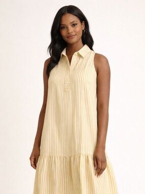 Yellow stripped Dress